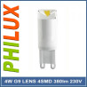 Żarówka LED G9 230V 4W 380lm LENS