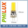 LED G4 12V AC/DC 6W COB 500lm