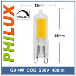 LED G9 230V 4W COB 480lm...