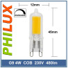 LED G9 230V 4W COB 480lm ściemnialna