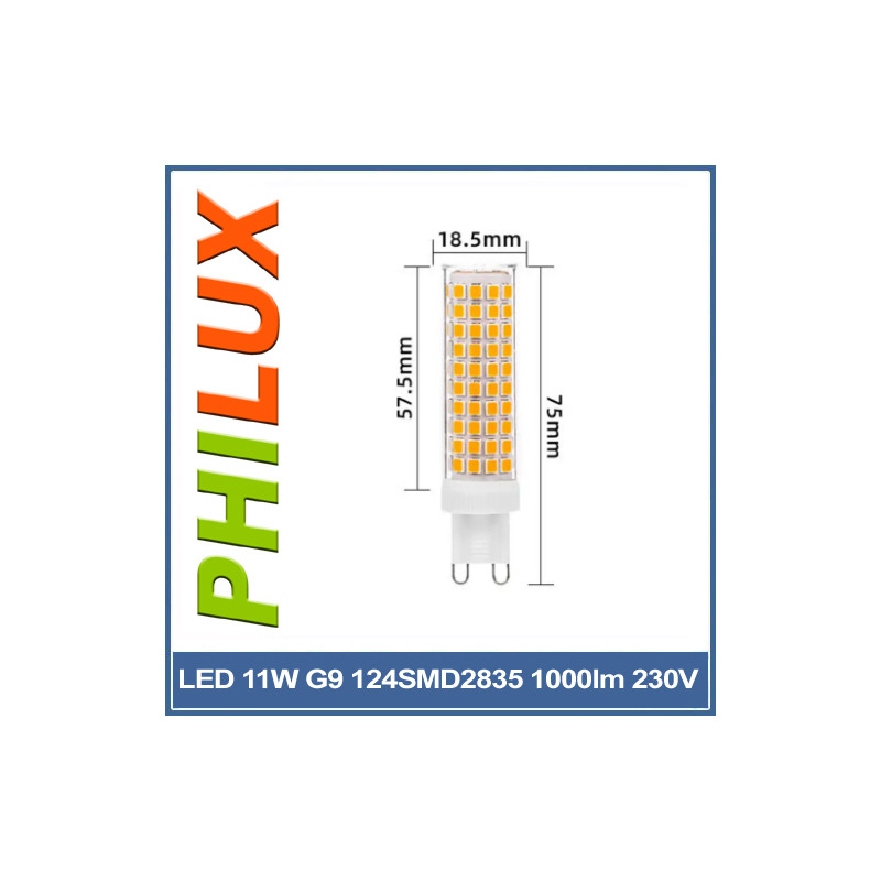 Żarówka LED G9 230V 11W 1000lm