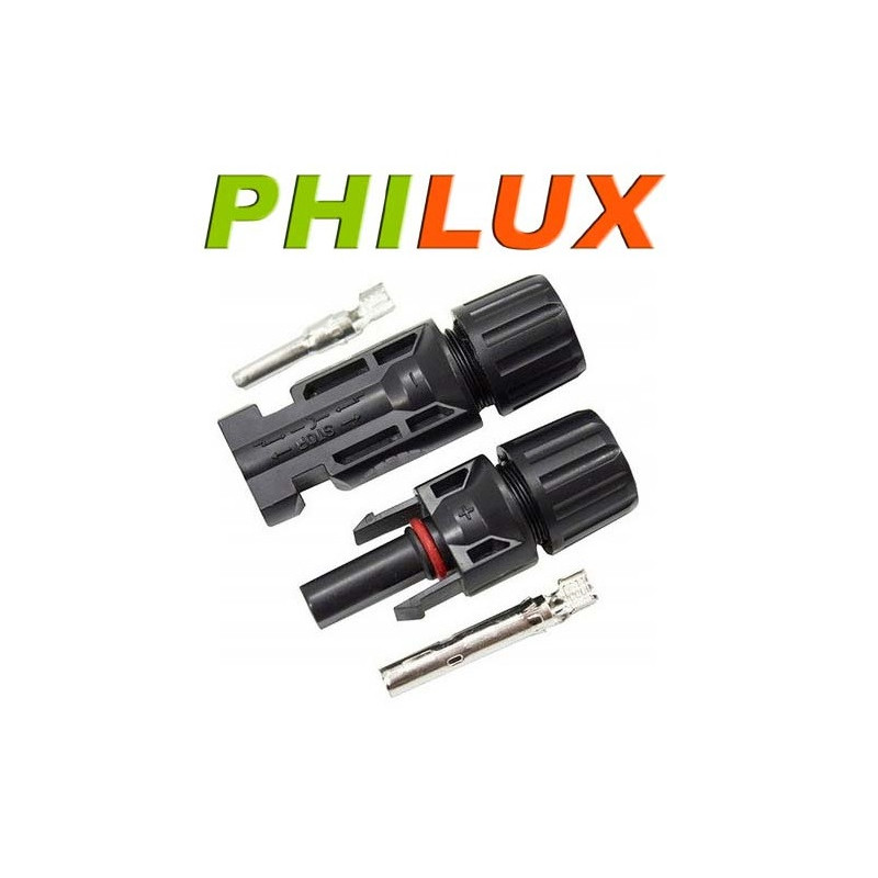 KOMPLET konektor złącze solarne MC4 WTYK + GNIAZDO