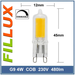 LED G9 230V 4W COB 480lm...